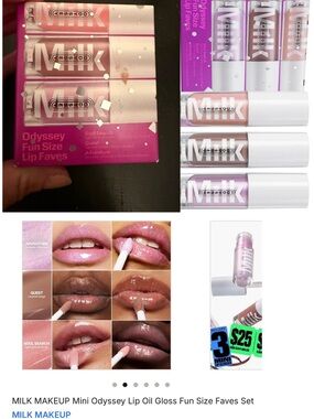 Milk Makeup Odyssey Mini Lip Oil Gloss (set of 3)
